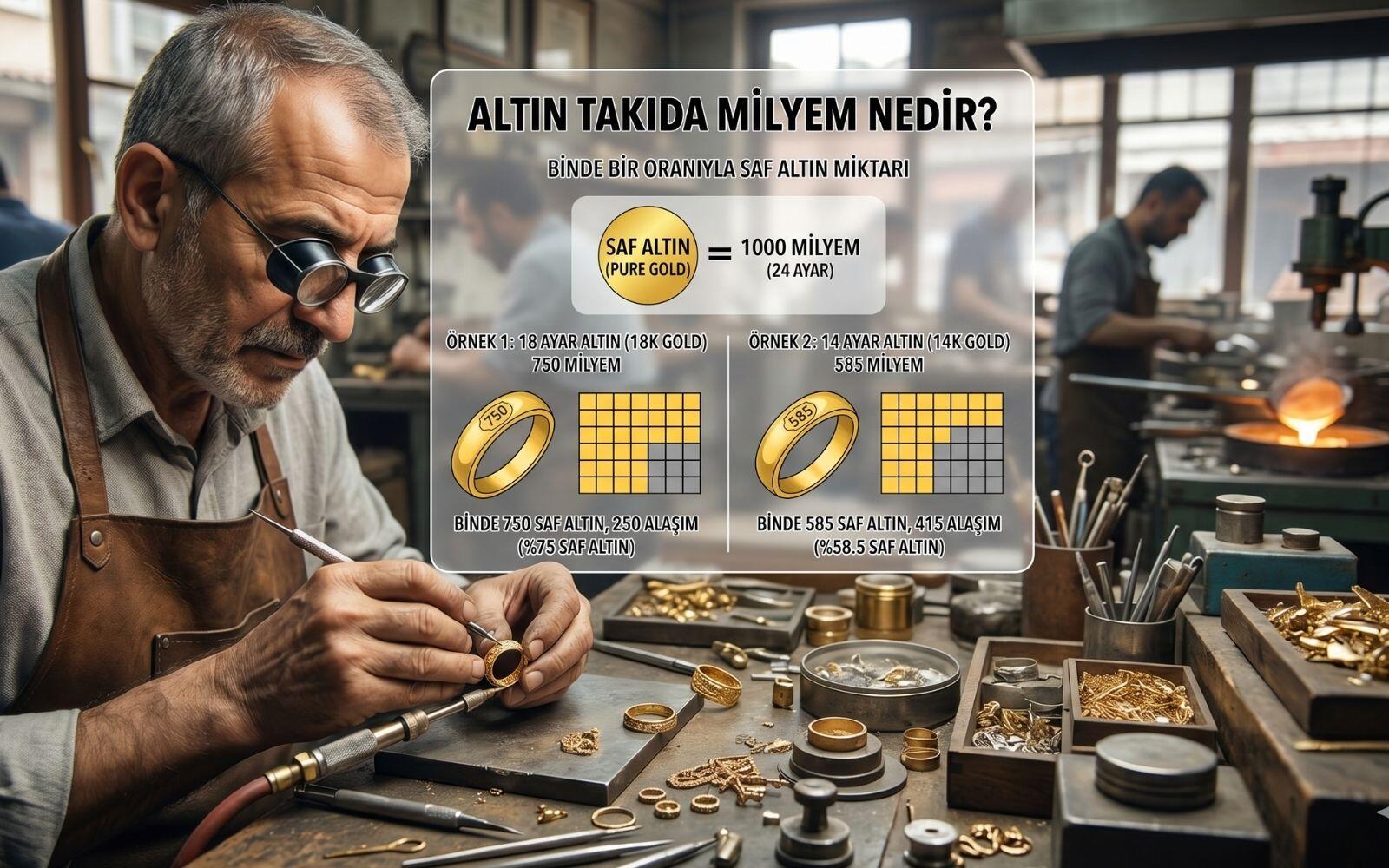Altın Takıda Milyem Nedir?