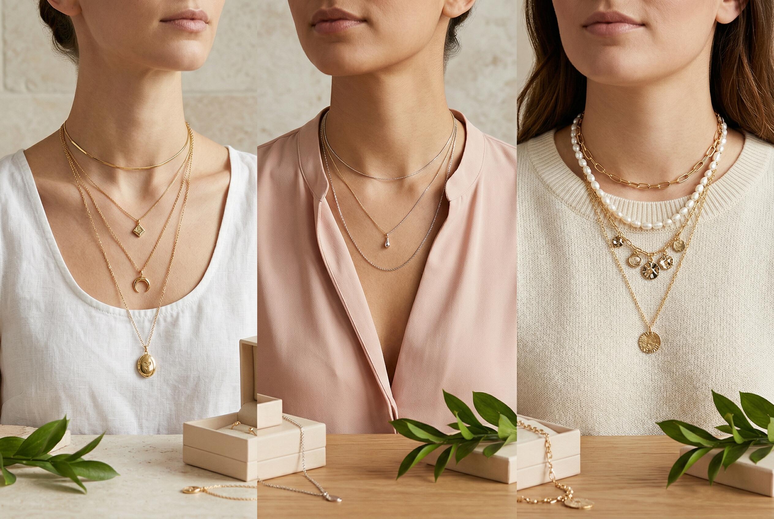 Katmanlı Kolye Kombini Nasıl Yapılır? Boyun Yapısına Göre Rehber