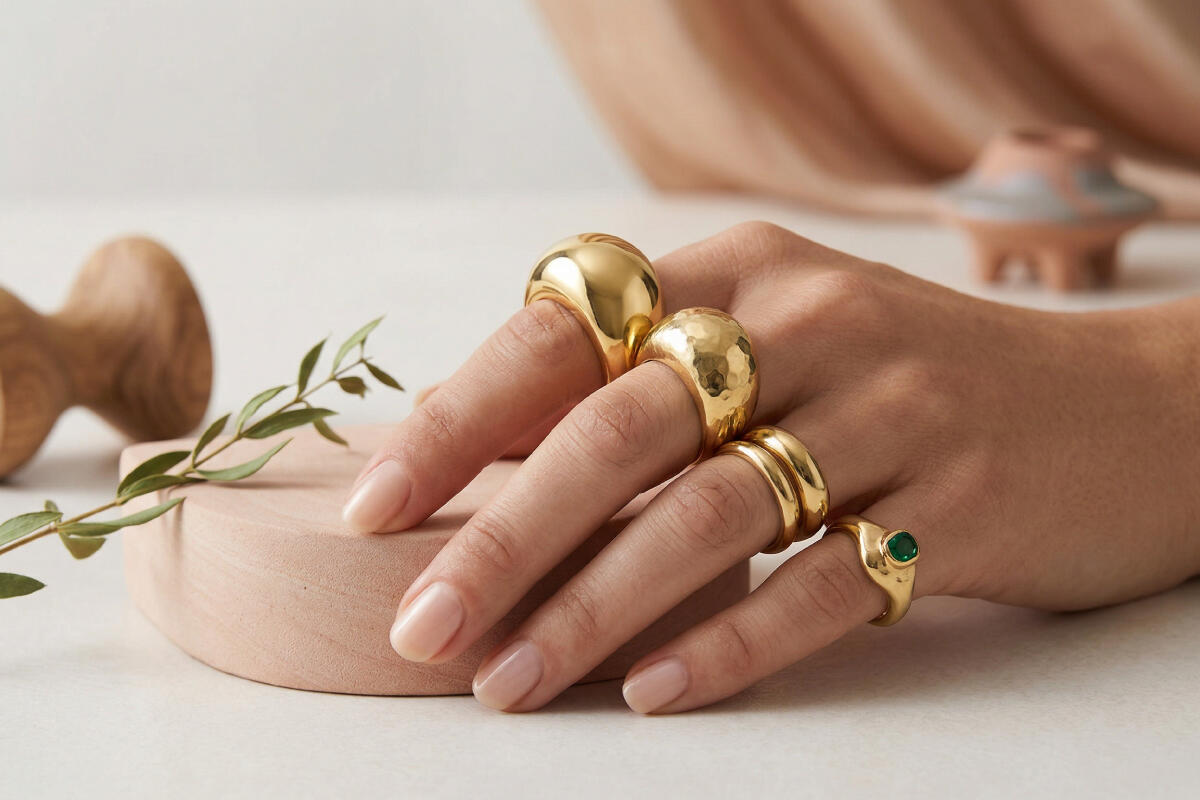 Bombeli Yüzük Nedir? 2026'nın En Dikkat Çeken Yüzük Formu