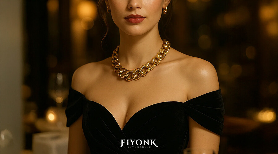 Gece Elbisesi için En İyi Altın Takı Seçimleri